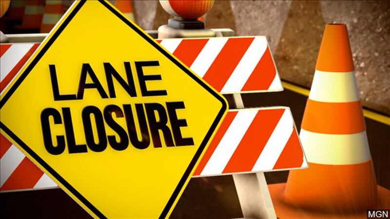 lane closed