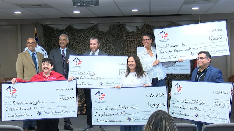 La Comisión de Veteranos de Texas presenta $875,000 para los servicios a veteranos en el...