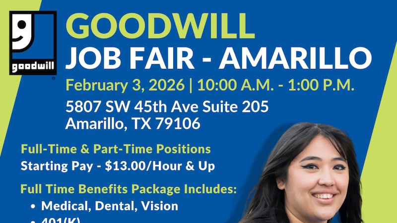 La feria de trabajo de Goodwill tendrá lugar el 3 de febrero, de 10 a.m. a 1 p.m., en el 5807...