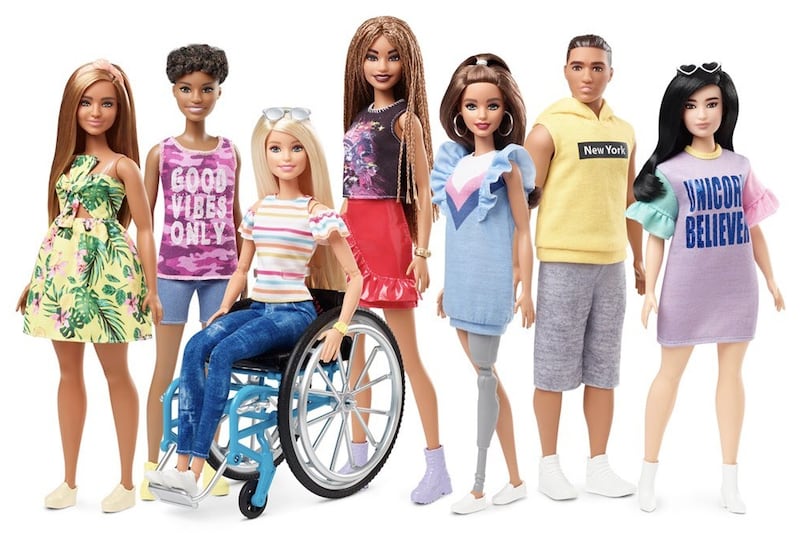 The new dolls are part of the Barbie Fashionistas line, which features dolls with a growing...