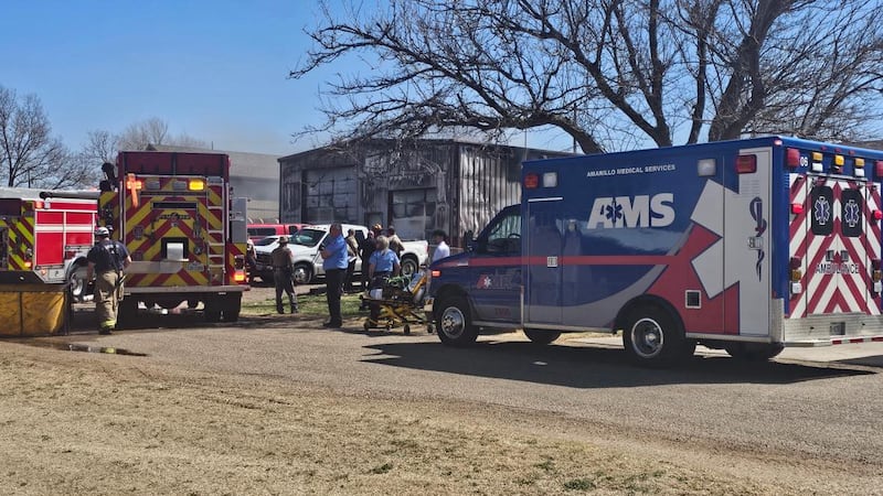 Officials responding to fire near Sagebrush Avenue and Bluebonnet Drive