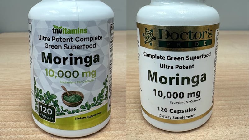 Total Nutrition Inc. está retirando del mercado sus suplementos a base de moringa: "TNVitamins...