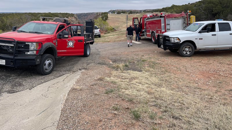 Los socorristas están realizando un rescate en el Cañón de Palo Duro esta mañana.
