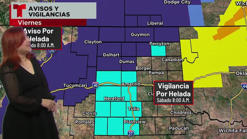 Los avisos y vigilancias por helada estan activos para este fin de semana