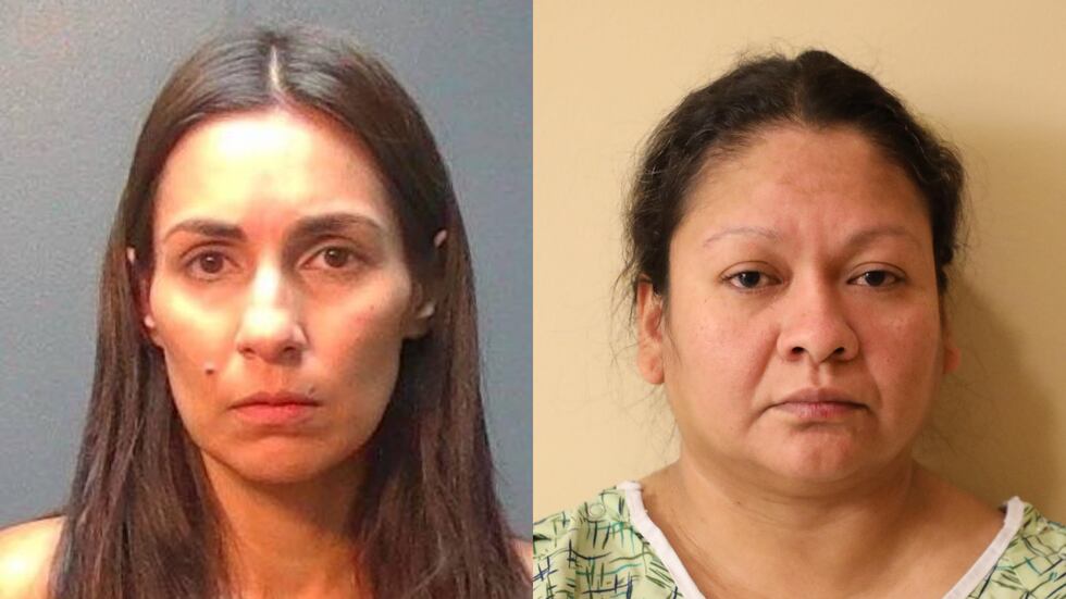 Karen Silva (left) and Sendy Ruiz (right)