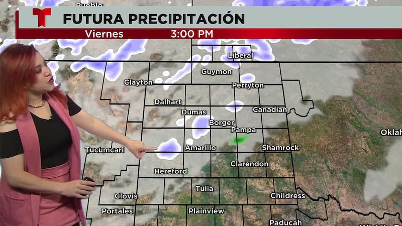 El pronóstico muestra nieve.