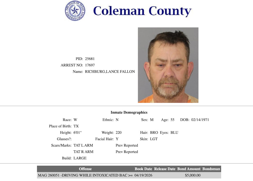 Pampa police chief charged with driving while intoxicated