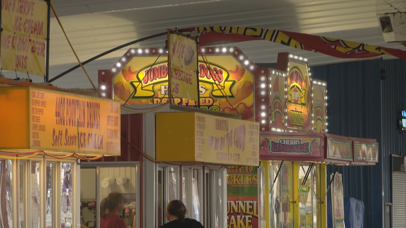 Taste of Tri-State" is underway at the fairgrounds, with vendors participating in the event.