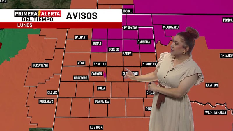 El Panhandle de Texas vive hoy su jornada más calurosa en décadas