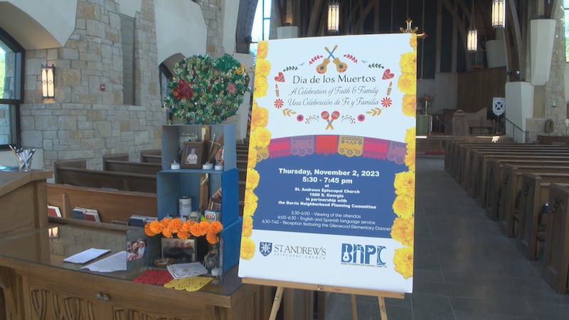 Iglesia Episcopal St. Andrews y BNPC participando en celebración del Día de Los Muertos por...
