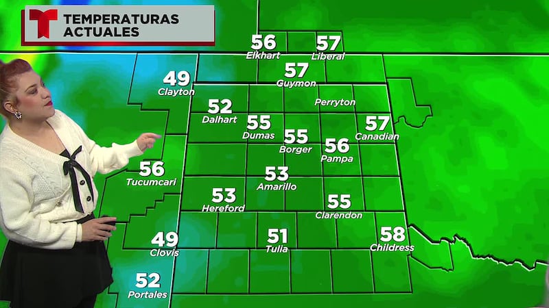Drásticos cambios de temperatura en la región.
