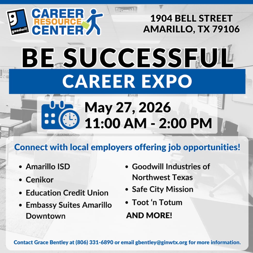 Goodwill to host Career Expo on Wednesday