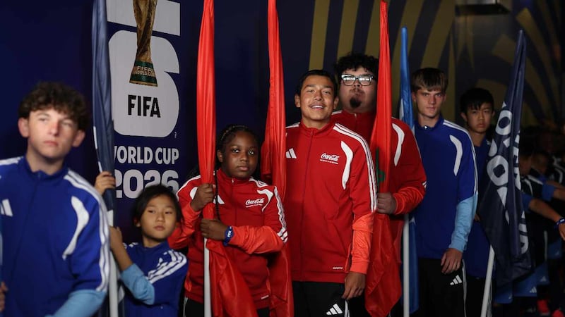 Joven de Amarillo, David Nieto, representó su comunidad en un partido de la copa del mundo