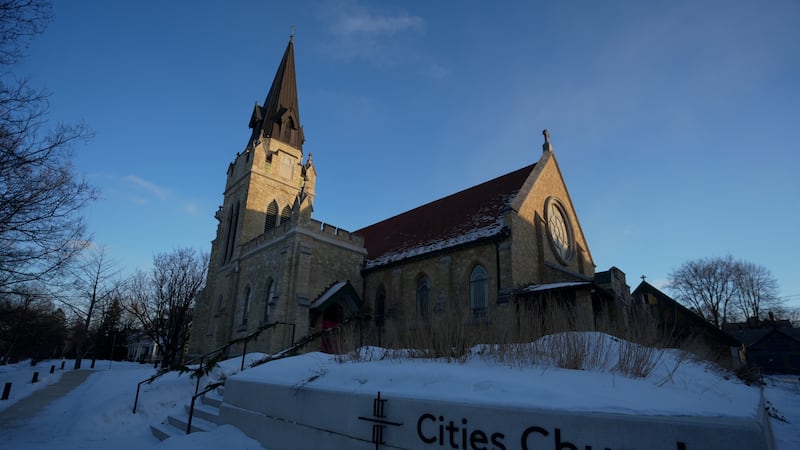 ARCHIVO - Esta fotografía del 19 de enero de 2026 muestra la iglesia Cities en St. Paul,...