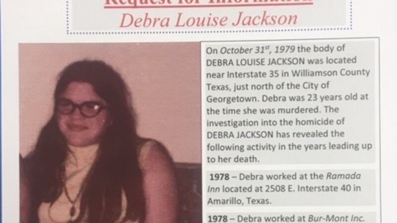 Just this August, Williamson County Sheriff’s Office said DNA records identified the woman as...
