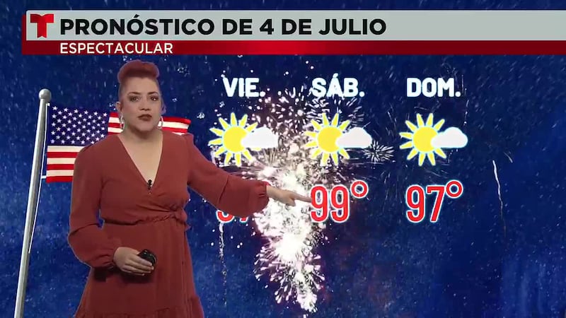 Celebración bajo el sol, ya que se esperan altas temperaturas este 4 de julio