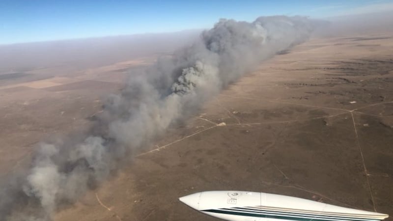 Parker Creek Fire en el condado de Oldham