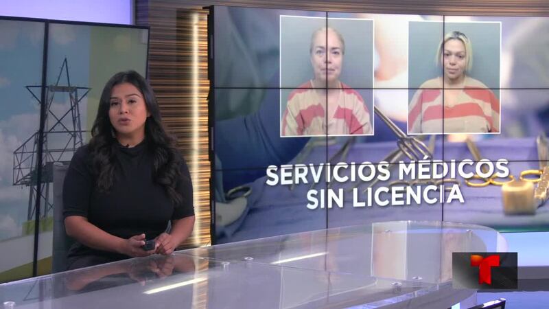 Dos mujeres han sido arrestadas por presuntamente practicar sin licencia del estado de Texas.