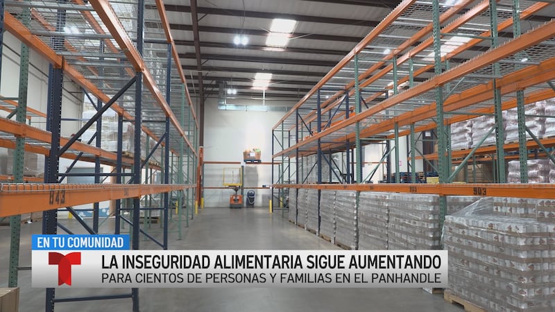 La inseguridad alimentaria sigue aumentando para cientos en el panhandle