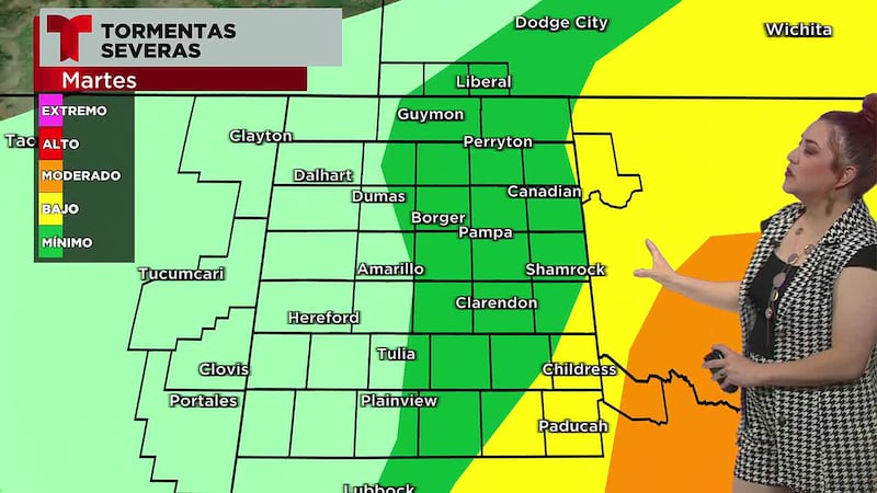 Algunas Tormentas en progreso en la región.