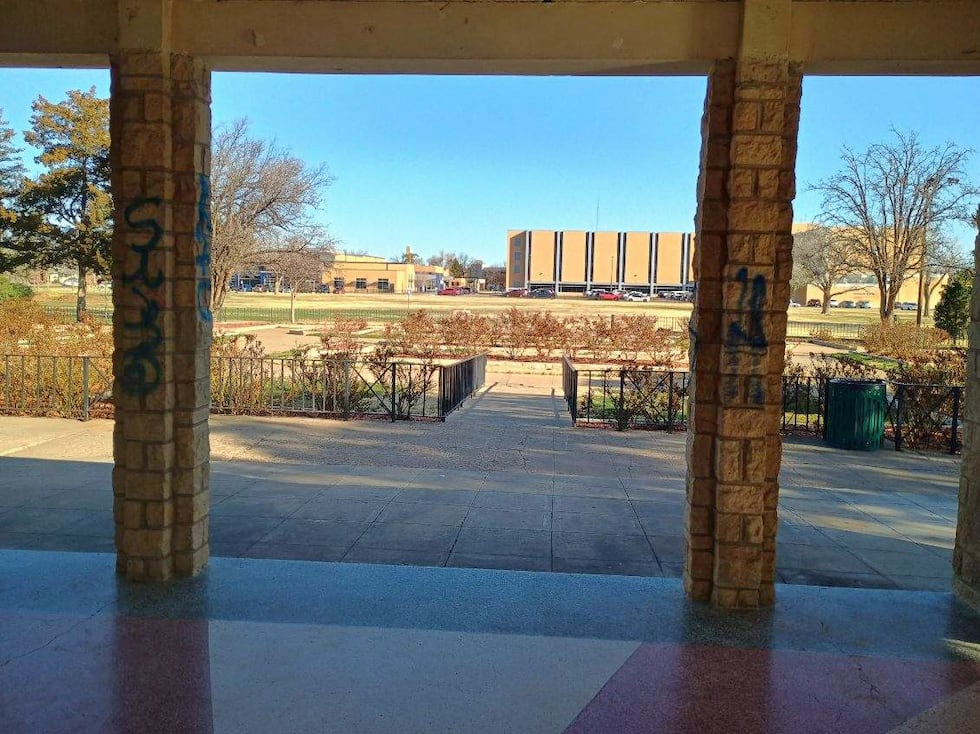 Amarillo Crime Stoppers is seeking the public’s help with a recent vandalism at Memorial Park.