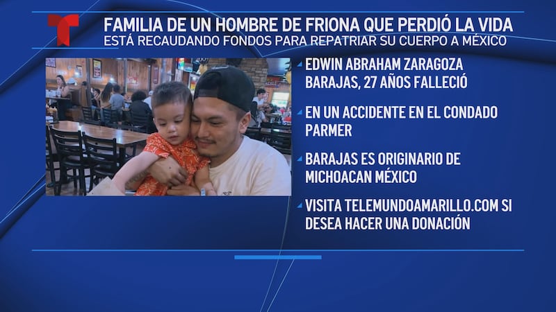 Familia de un hombre de Friona que perdió la vida durante el fin de semana está recaudando fondos
