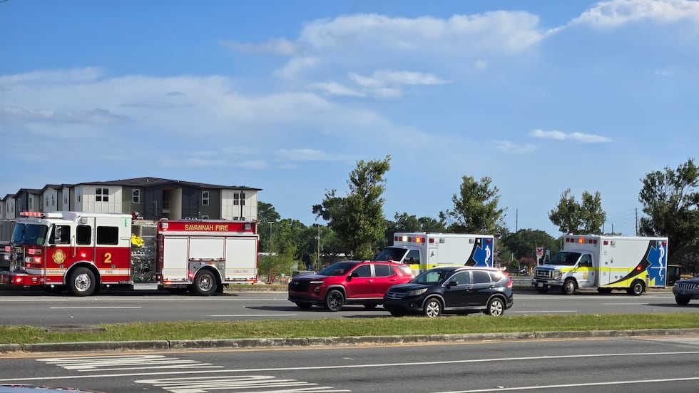 Large police presence outside Oglethorpe Mall