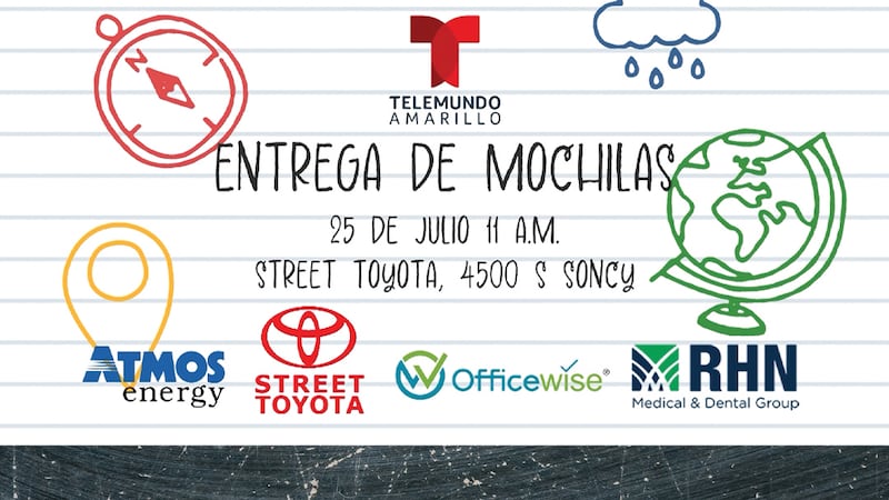 Telemundo Amarillo presenta su evento anual de Engregas de Mochillas 2026