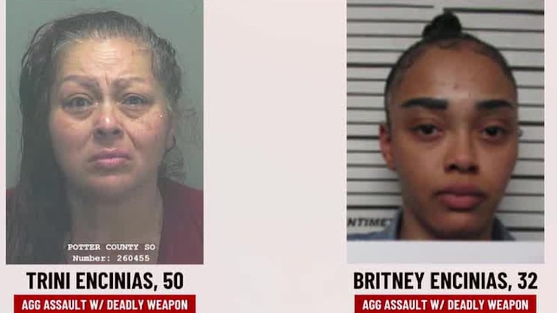 Albuquerque mother-daughter duo accused of using baseball bats to attack Amarillo woman