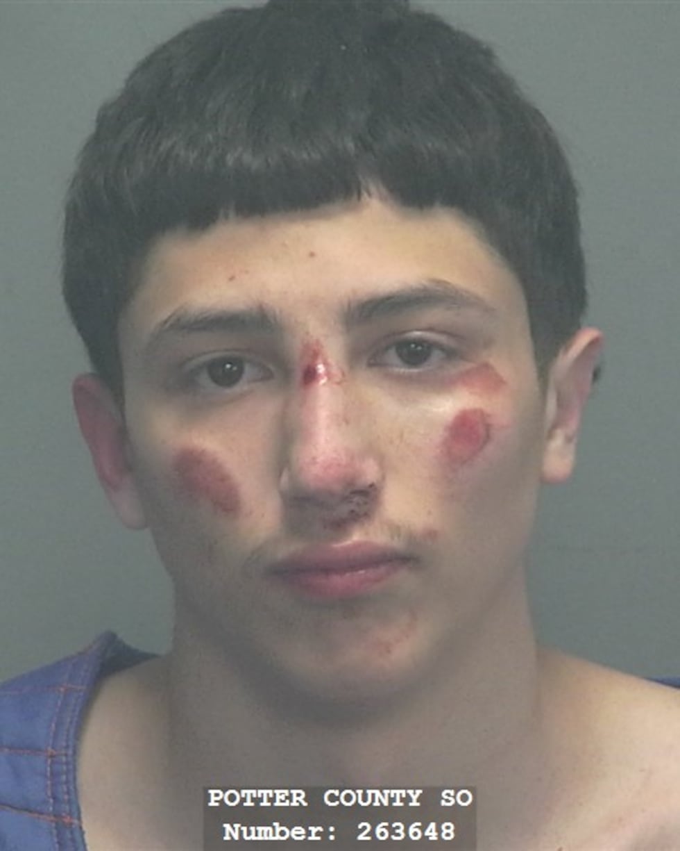 Isaac Mayhew is facing multiple charges following an early morning chase with Amarillo...