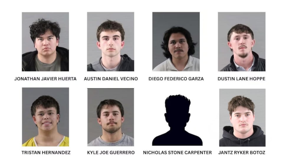 Eight WTAMU students were arrested for breaking into a rival fraternity's building