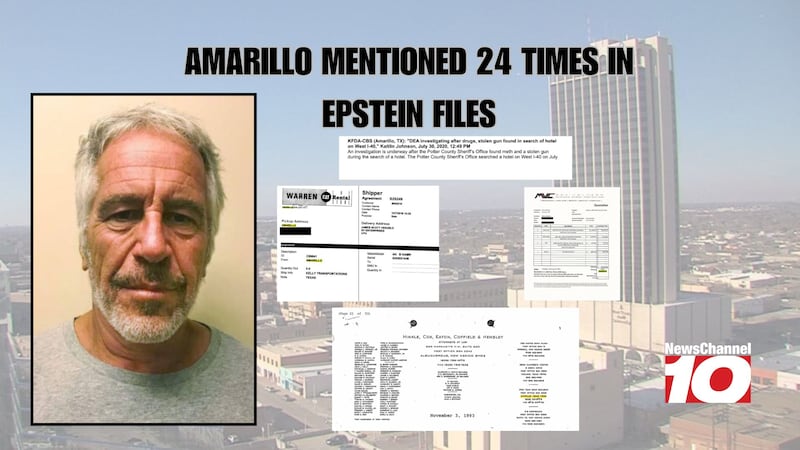 Amarillo mentioned 24 time in the Epstein Files (Source: KFDA)
