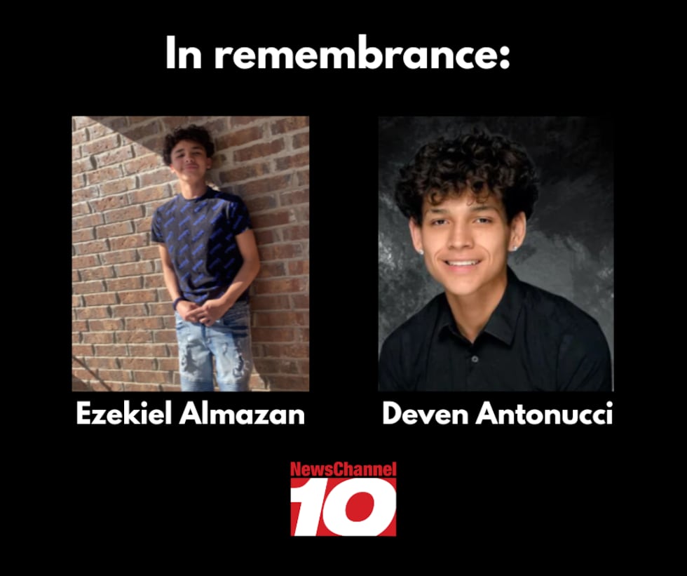 Ezekiel Almazan and Deven Antonucci, identified as victims of the May 2nd mass shooting in...