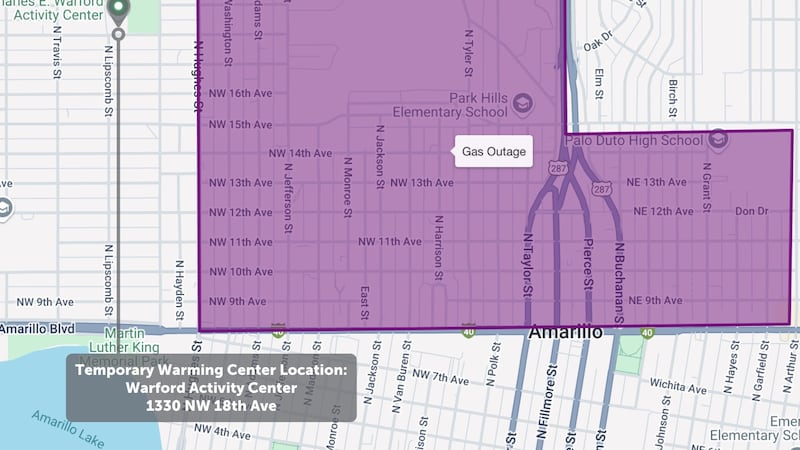 Gas outage impacting over 700 residents in Amarillo