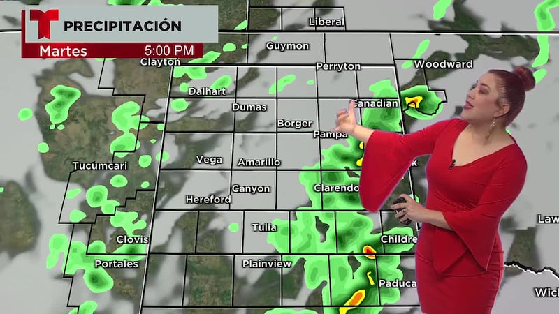 Posibilidades de lluvias en la región para esta semana.