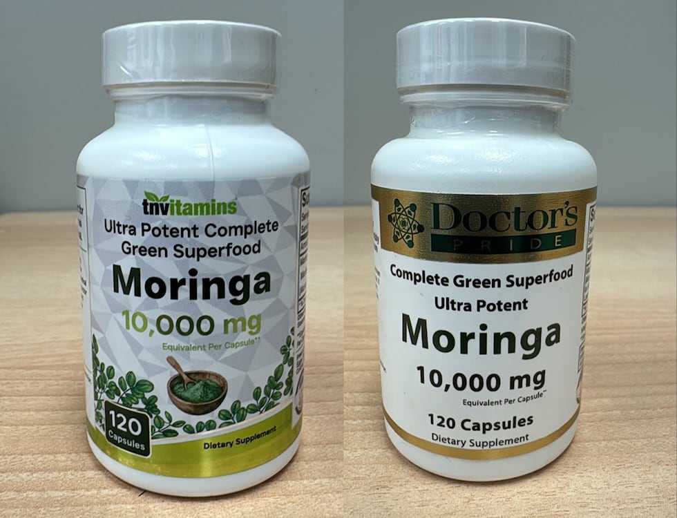 Total Nutrition Inc. is recalling its moringa-filled supplements, TNVitamins Ultra Potent...