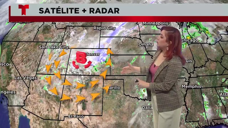 Un frente frío esta cruzando nuestra region.