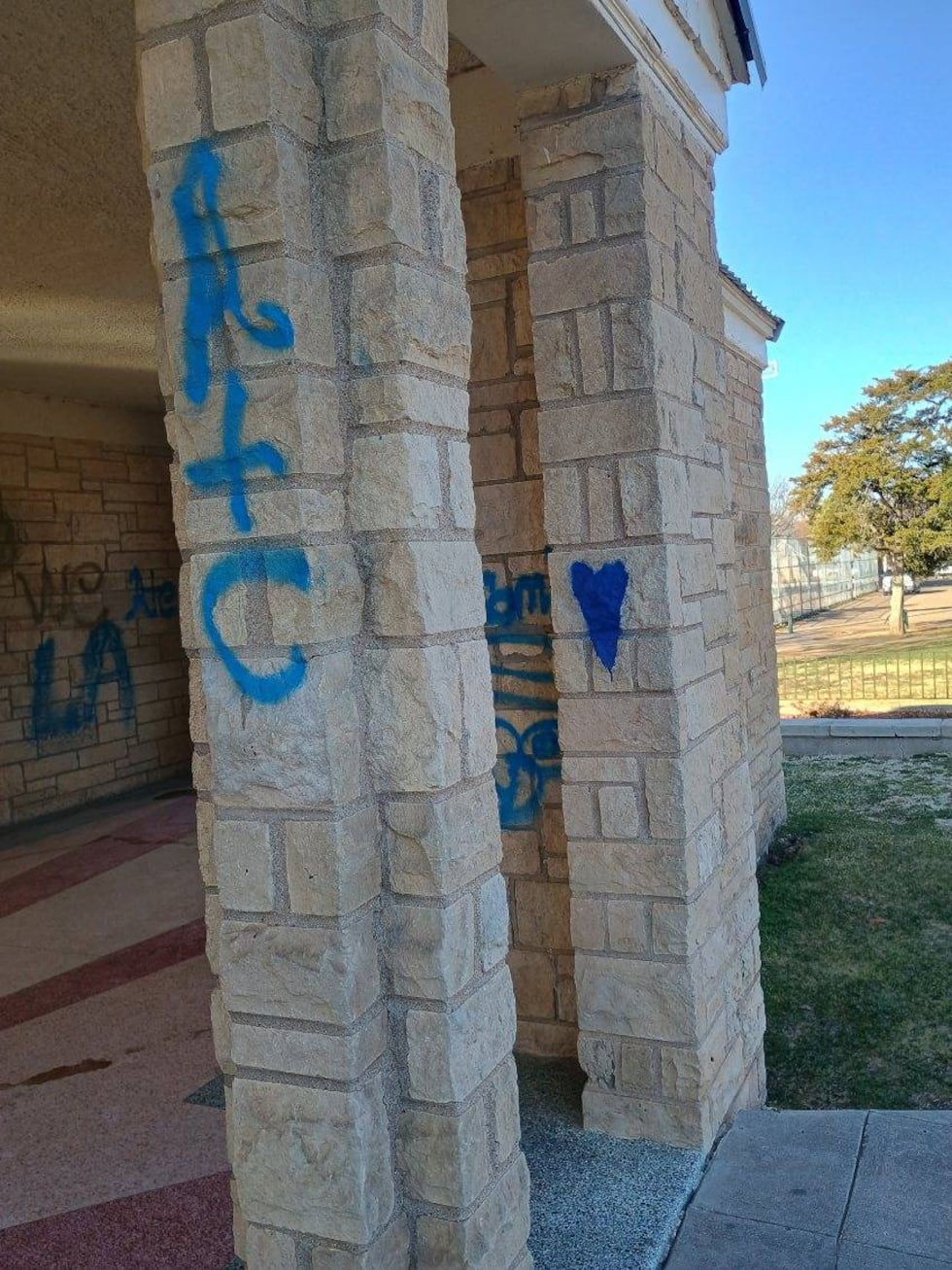 Amarillo Crime Stoppers is seeking the public’s help with a recent vandalism at Memorial Park.