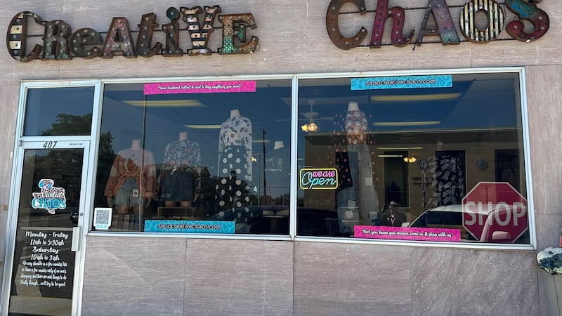 Adriana Stowers originally started Creative Chaos Boutique 13 years ago in Friona, Texas.