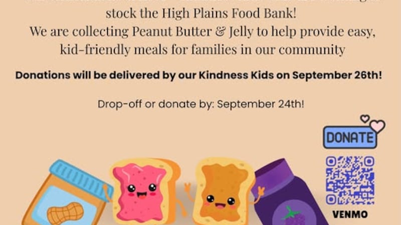 The High Plains Food Bank and Our Generations of Love are hosting the Peanut Butter and Jelly...