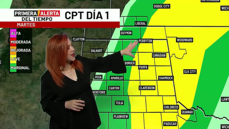 Templado durante el día, luego tormentas esta tarde