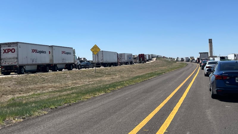 Multiple agencies are responding to a major wreck on I-40 near Adrian. (Source: KFDA)