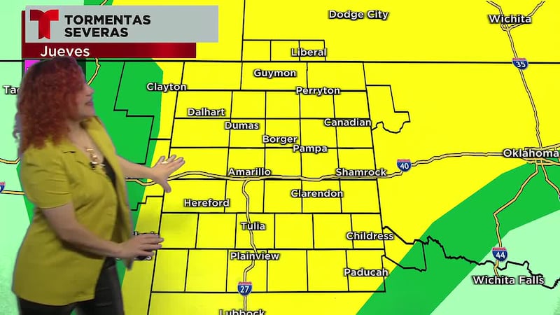 Las probabilidades de tormentas severas continúan hoy, con temperaturas máximas en los tres...