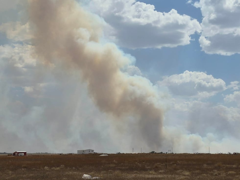 View of the Hungate Fire on May 15, 2026 (photo credit: Lindsay Artis)