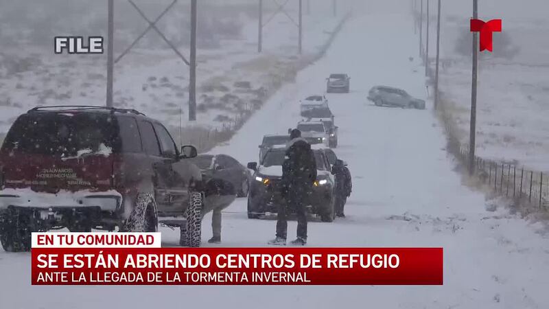 Abren refugios ante la llegada de la tormenta invernal