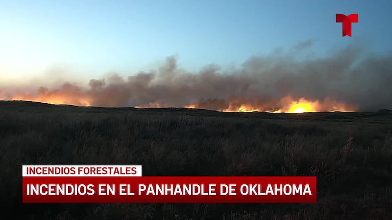 ACTUALIZACIÓN: incendios forestales en el Panhandle de Texas y en el Panhandle de Oklahoma