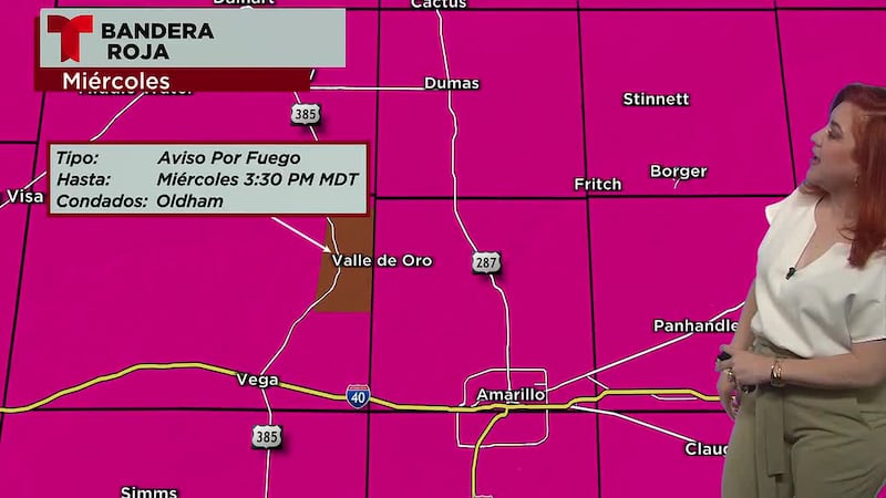 El riesgo de incedios se extiende hasta mañana jueves.