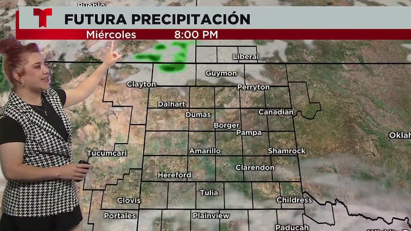 Las posibilidades de lluvias se acercan a la región