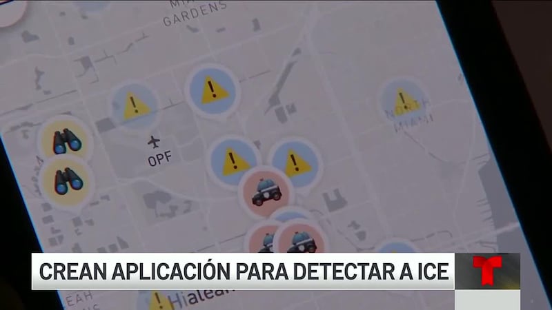 Nueva aplicación para detectar a ICE