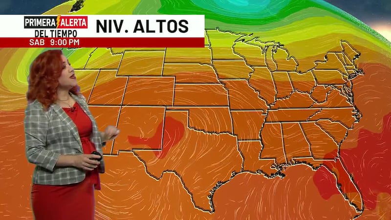 Frente frío genera descenso de temperaturas y lluvias aisladas en el Panhandle
